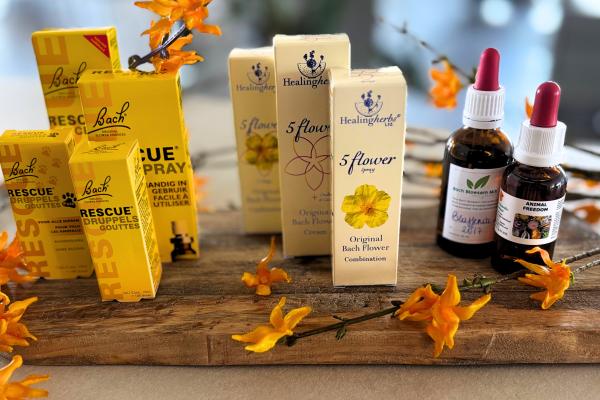 Wat is het verschil tussen bach rescue, healingherbes en animal freedom?