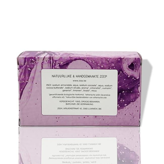 Lavendel zeepbar van Zida - 100 gram | Natuurlijk