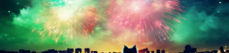 Katze hat Angst vor Feuerwerk: Ursachen und Tipps zur Beruhigung