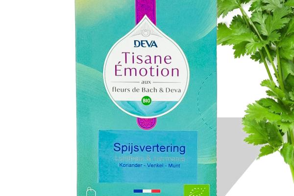 Een rustgevend kopje thee met Deva Spijsvertering thee